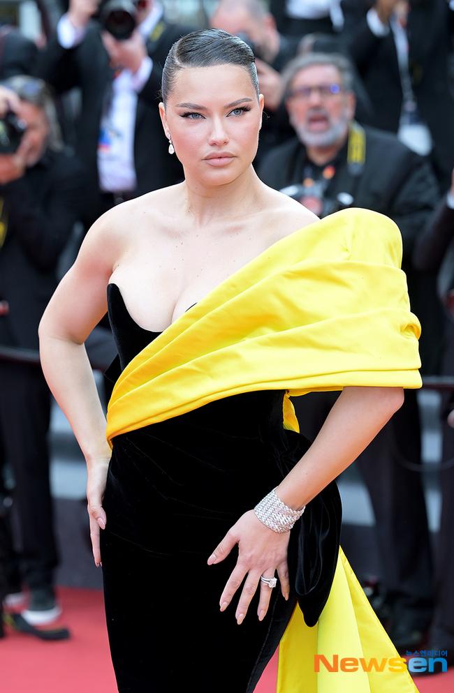 Adriana Lima, Cannes Red Carpet showing off Dline [Photon HD]